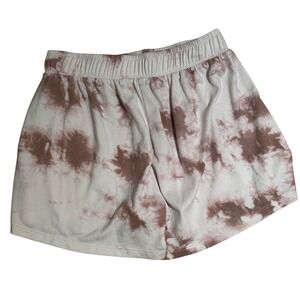 Altar'd State Lounge‎ Shorts Women's M Rose Pink Tie-Dye Super Soft Comfy EUC